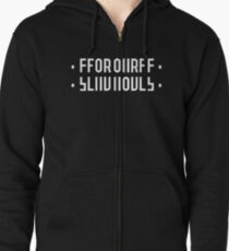 Hidden Message "SEND NUDES" Zipped Hoodie