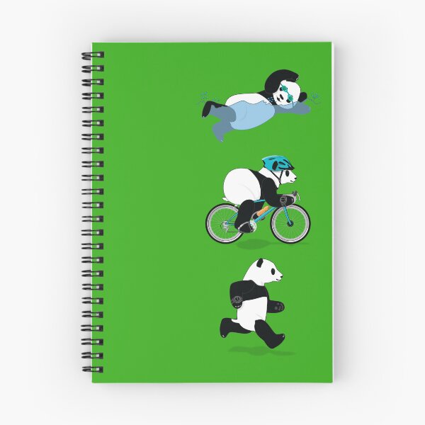 Artikelvorschau, Triathlon-Panda - Grün entworfen und verkauft von grumpyteds.