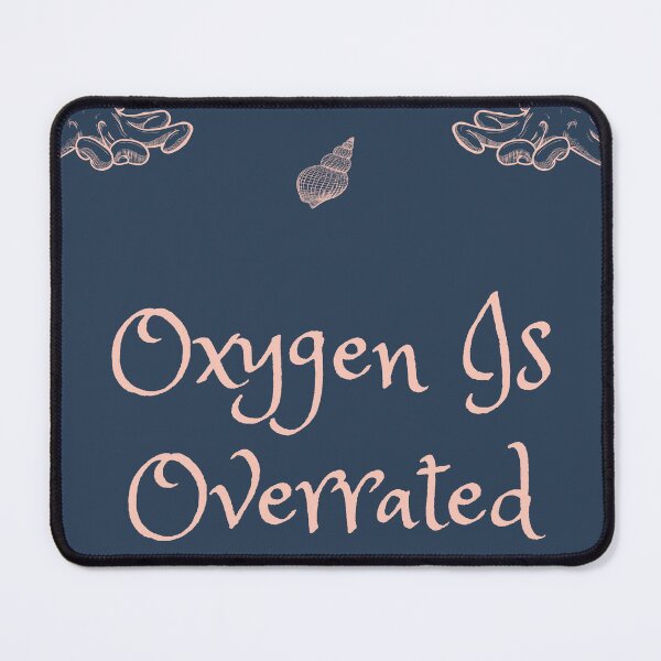 Item preview, Oxygen Is Overrated: Blank Lined Journal For Swimmers Notebook Gift  designed and sold by badretop.