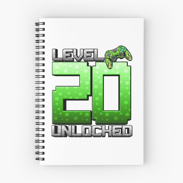 Item preview, Level 20 unlocked birthday shirt Awesome since 2002 Shirt Boys Kids designed and sold by Aqua Wear.