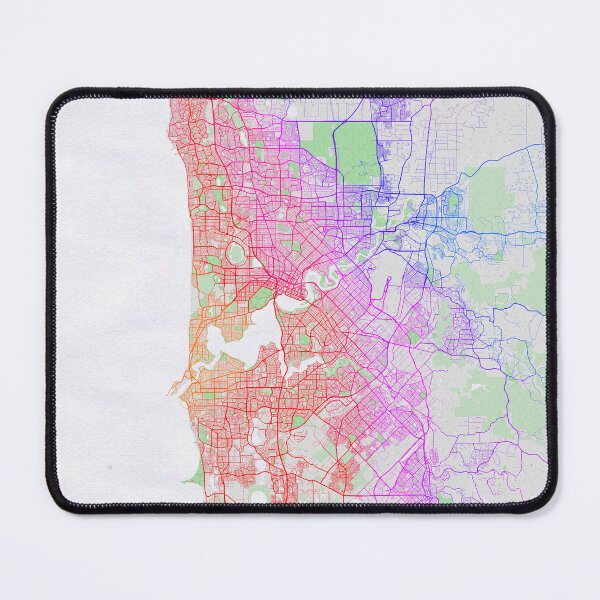 Item preview, Perth City Map of Australia - Colorful designed and sold by deMAP.