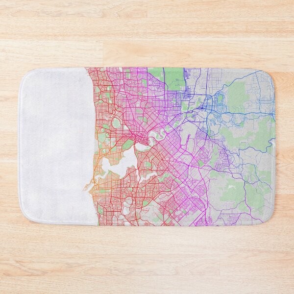 Item preview, Perth City Map of Australia - Colorful designed and sold by deMAP.