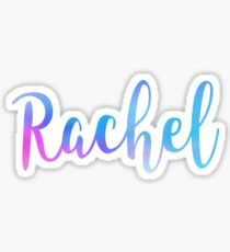 Rachel Name Stickers | Redbubble