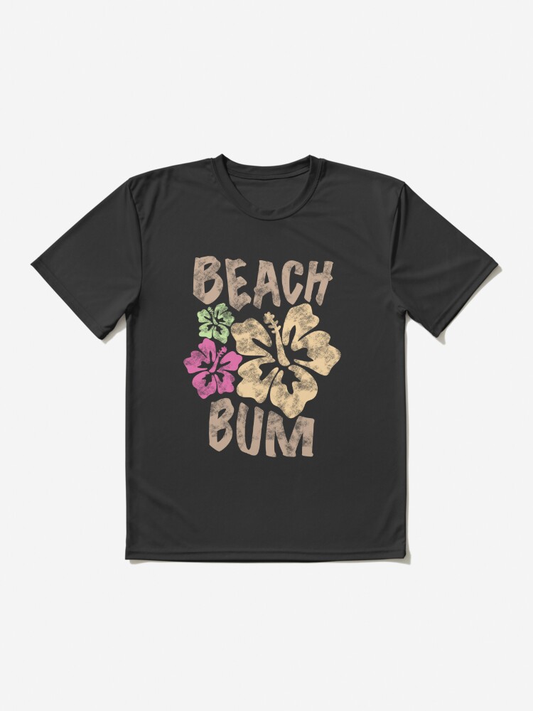Vintage Y2K Beach Girl Hibiscus Flower Aesthetic | Active T-Shirt