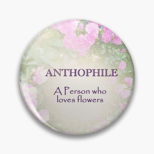 Item preview, ANTHOPHILE - someone who loves flowers designed and sold by Vaengi.