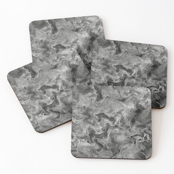 Item preview, Dark Matter Marble - Black and White designed and sold by Allison Stockslager.