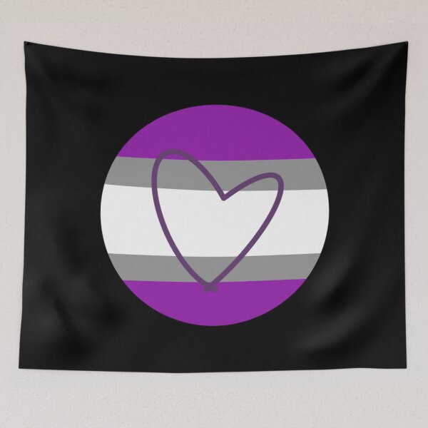 Item preview, PRIDE HEARTS  Grey [Gray] Asexual Classic . designed and sold by schucktvluca.