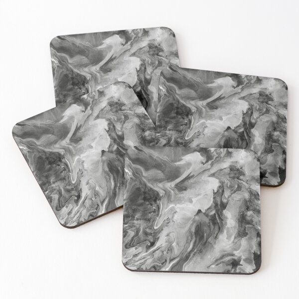 Item preview, Magnolia Marble - Black and White designed and sold by Allison Stockslager.