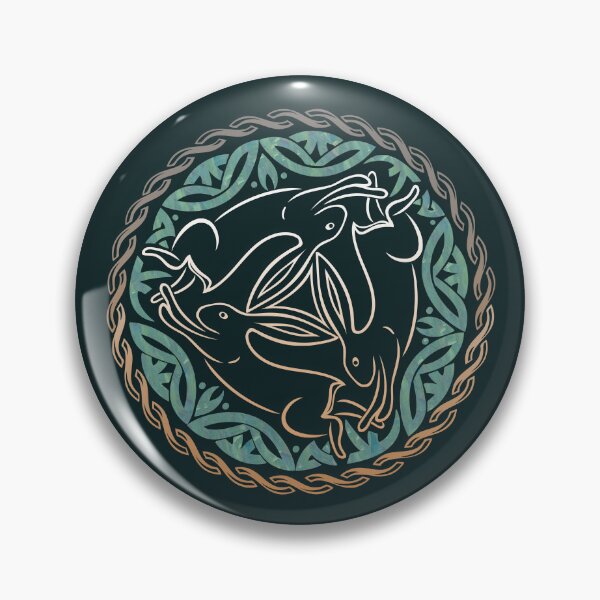 Item preview, Three Rabbits Image Three Rabbits Symbol – Celtic Rabbit Knot designed and sold by Christine Krahl.