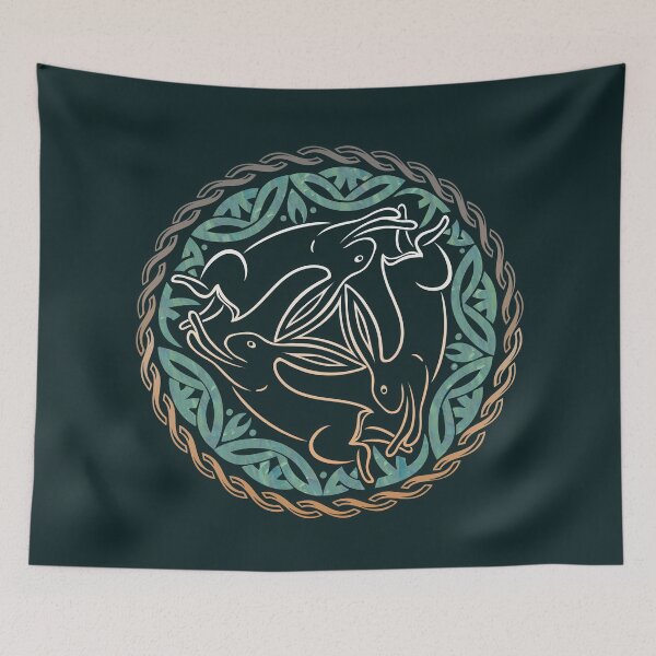 Item preview, Three Rabbits Image Three Rabbits Symbol – Celtic Rabbit Knot designed and sold by Christine Krahl.