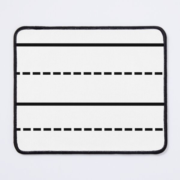 Item preview, Dark single black lines and dotted line pattern on white background designed and sold by Giree07.