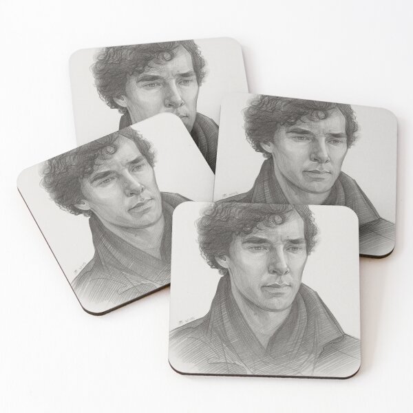 Artikelvorschau, Sherlock, Benedict Cumberbatch, Bleistiftskizze, Kunstdruck entworfen und verkauft von TendaLee.