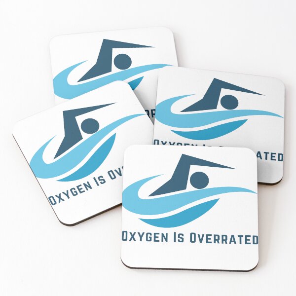 Item preview,  Oxygen Is Overrated- Funny Swimming Pun Gift  designed and sold by badretop.