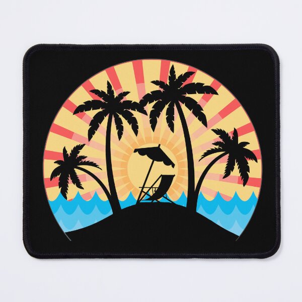 Item preview, Beach Chair and Palm Trees, Boho Sunset designed and sold by ACC .