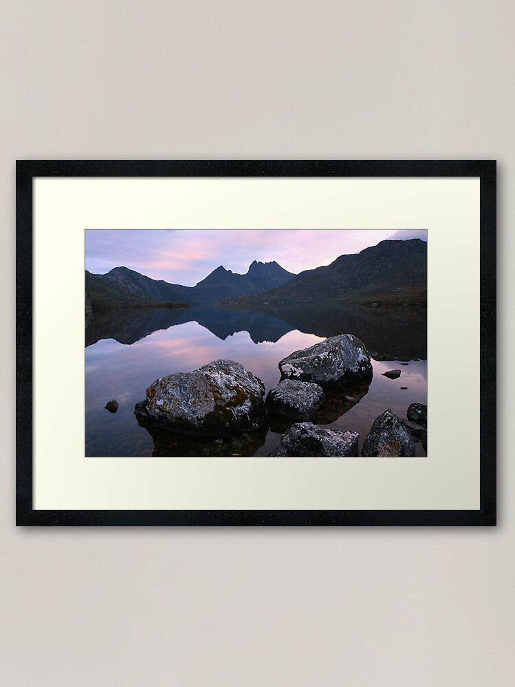 Thumbnail 2 of 7, Framed Art Print, Dove Lake Dawn, Cradle Mountain, Tasmania designed and sold by Michael Boniwell.