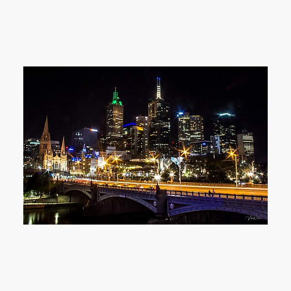Item preview, Princes Bridge, Melbourne, Victoria, Australia. designed and sold by Vicki Walsh.