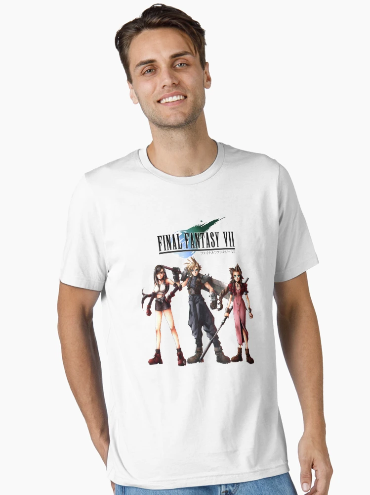 Final Fantasy 7 - Fan made Retro T-Shirt - Cloud, Tifa, Aerith