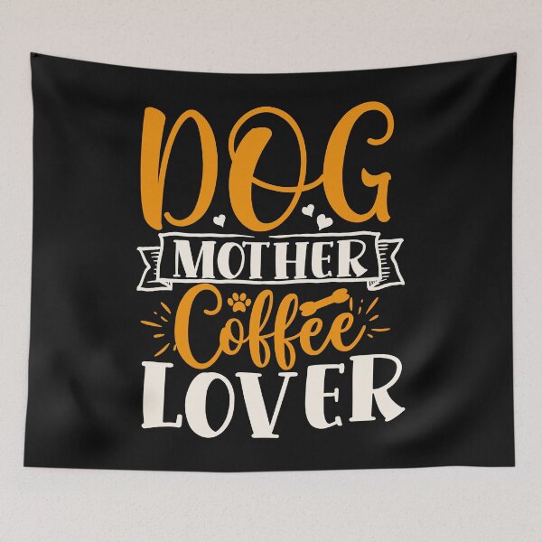 Item preview, dog mother coffee lover, mother's day designed and sold by lapolonaise.