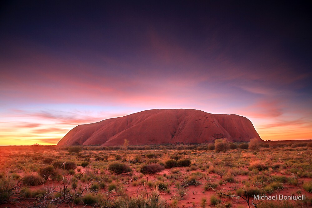 "Ayers Rock (Uluru), Sunrise, NT, Australia" by Michael ...