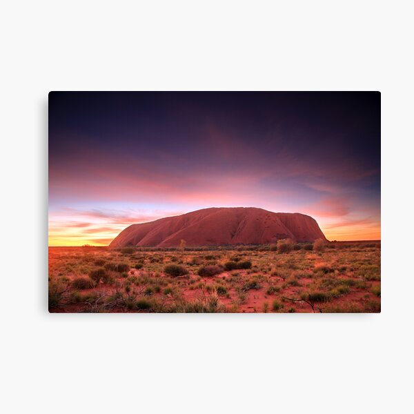 Ayers Rock (Uluru), Sunrise, NT, Australia Canvas Print