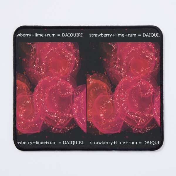 Item preview, Strawberry + lime + rum = Daiquiri mocktail designed and sold by Latch Farm  Studios.