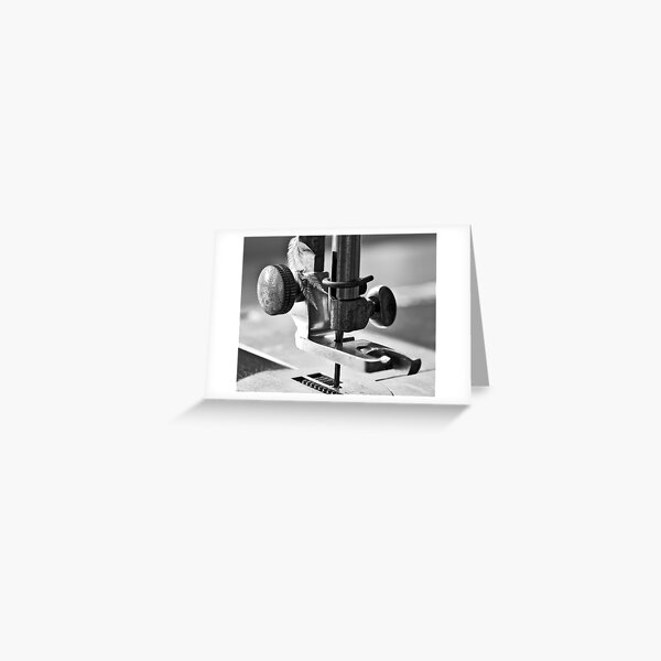 Antique Singer Greeting Card