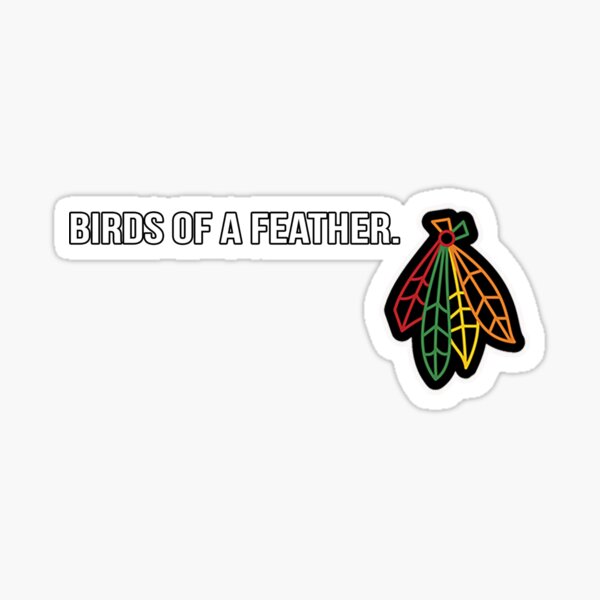 Birds of a feather Sticker