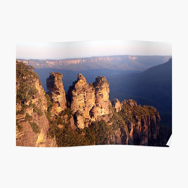 The Three Sisters, Blue Mountains, Australia Poster