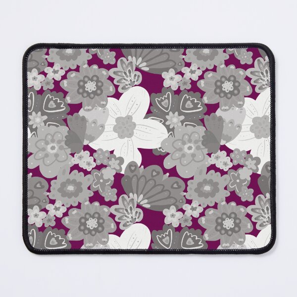 Item preview, Black and White flower pattern designed and sold by graetzart.