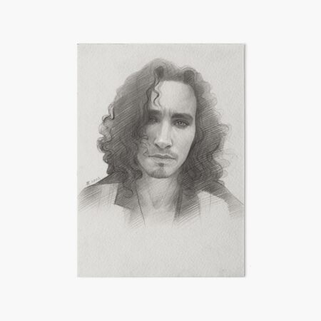 Item preview, Robert Sheehan, Pencil sketch, ART Print designed and sold by TendaLee.