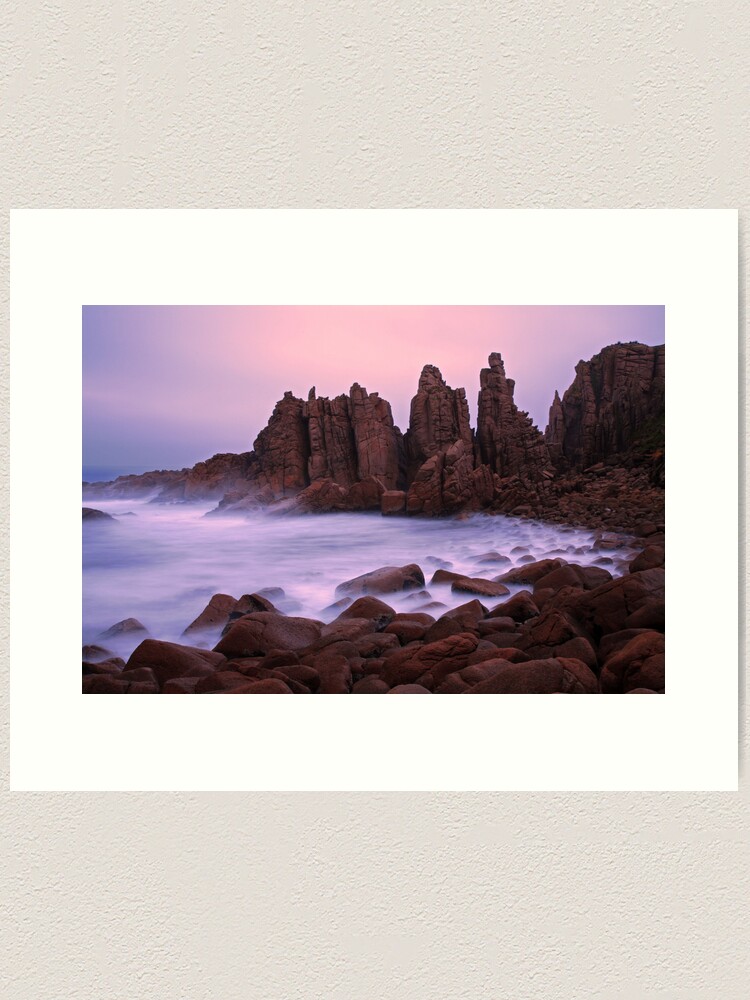 Art Print, The Pinnacles at Sunrise, Philip Island, Australia designed and sold by Michael Boniwell