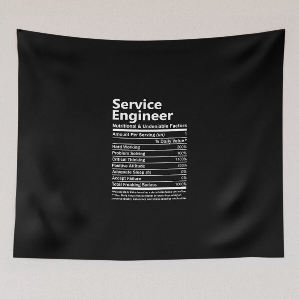 Item preview, Service Engineer T Shirt - Nutritional And Undeniable Factors Gift Item Tee designed and sold by miraschroe.