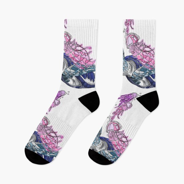 Item preview, Turtle and jellyfish  designed and sold by faolansforge.