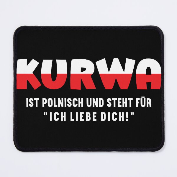 Item preview, Kurwa is Polish and means "I love you!" - Poland Polska Fun T-Shirt designed and sold by Gordenwear.