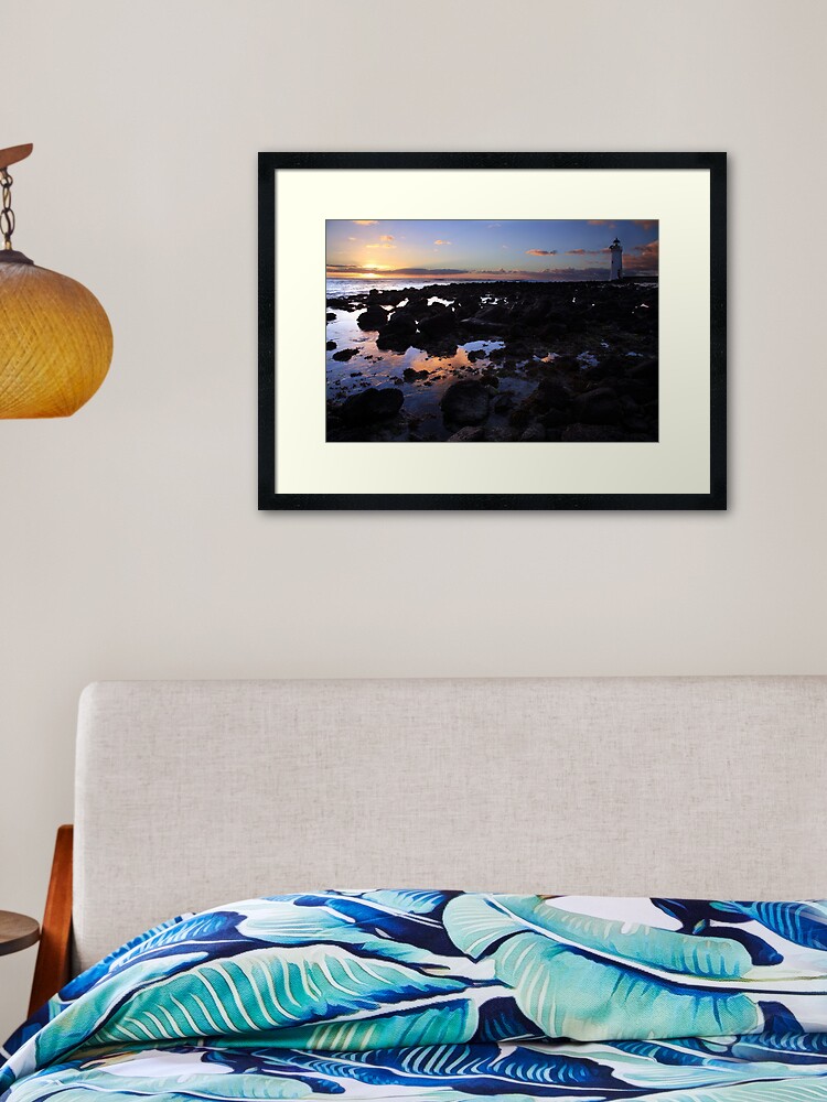 Thumbnail 1 of 7, Framed Art Print, Port Fairy Lighthouse, Australia designed and sold by Michael Boniwell.