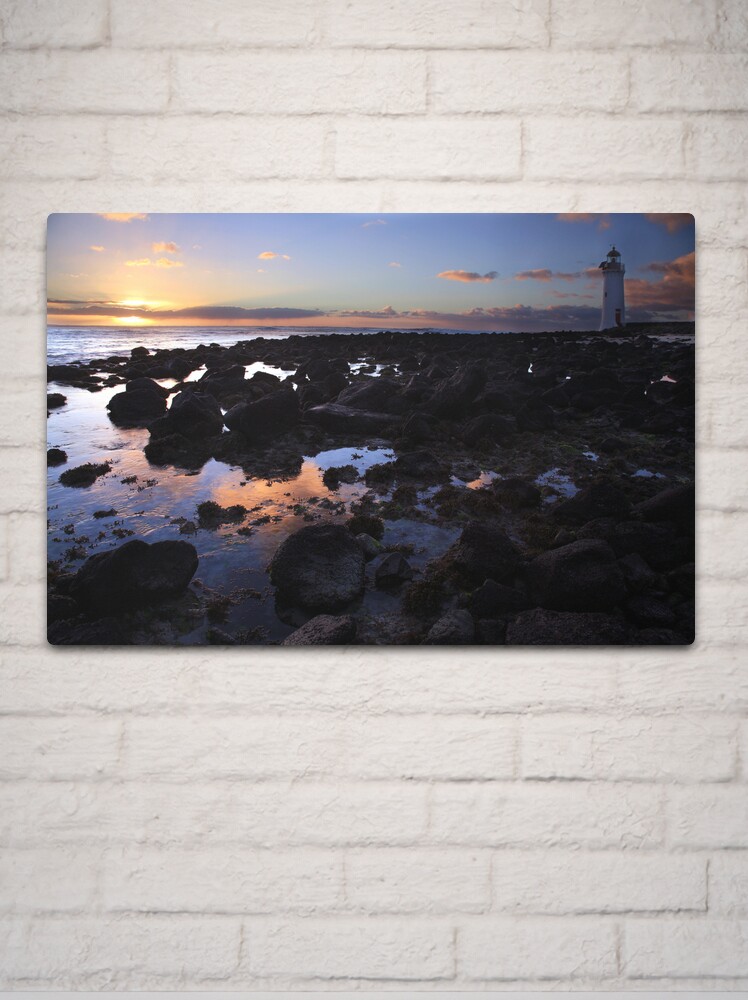 Thumbnail 2 of 4, Metal Print, Port Fairy Lighthouse, Australia designed and sold by Michael Boniwell.