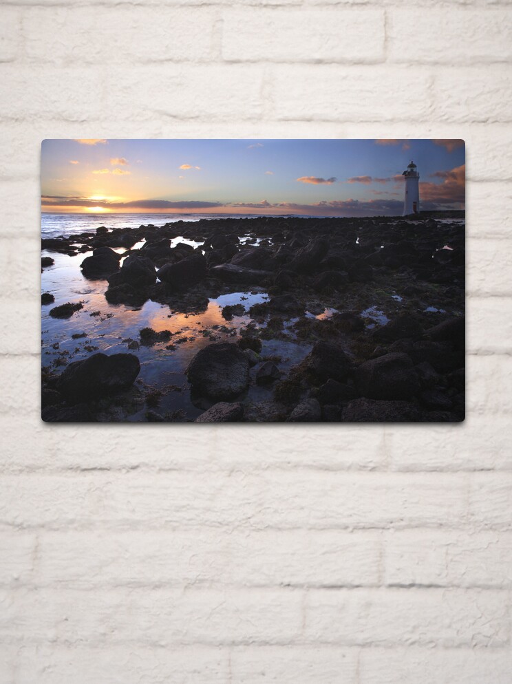 Thumbnail 2 of 4, Metal Print, Port Fairy Lighthouse, Australia designed and sold by Michael Boniwell.