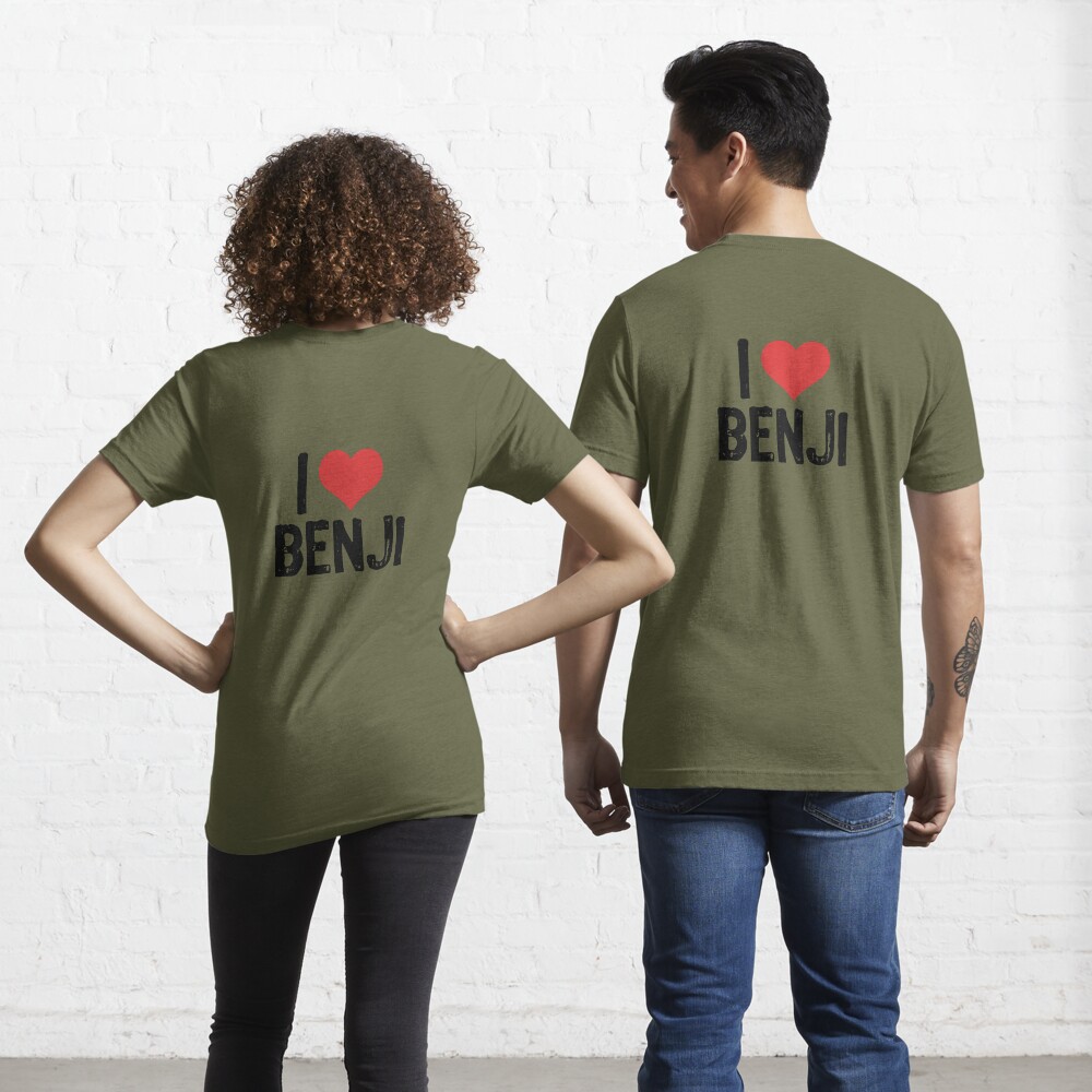 I Love Benji Essential T-Shirt for Sale by samcloverhearts | Redbubble