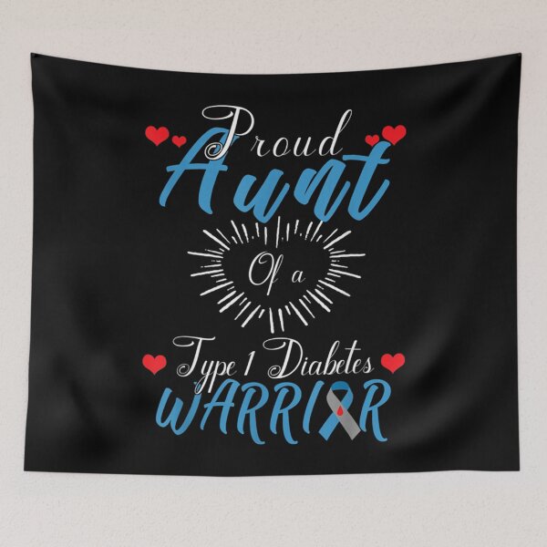 Item preview, Proud Aunt Of A Type 1 Diabetes Warrior Awareness Month Essential . designed and sold by schucktvluca.