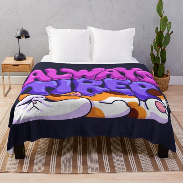 Item preview, Always Tired ~ Calico Cat designed and sold by ctkrstudio.