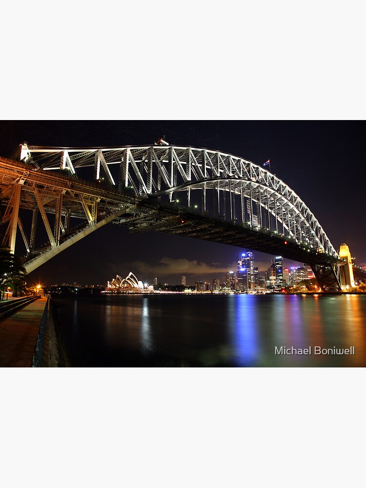 Sydney Harbour Bridge at Night, Australia by Chockstone