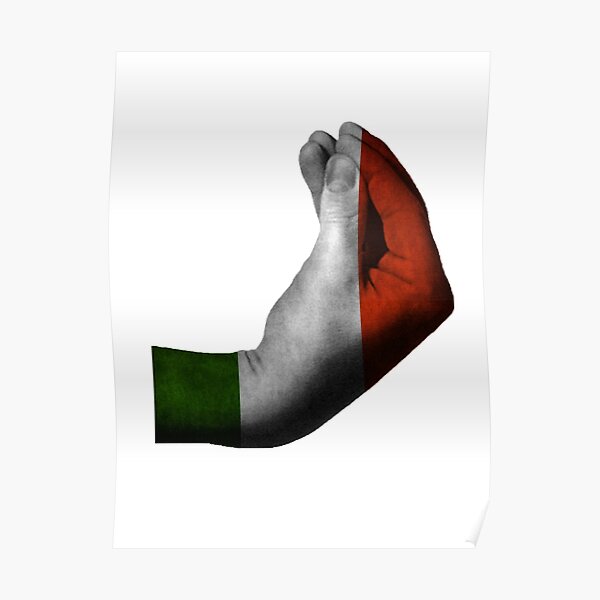 Stickers Sur Le Thème Geste De La Main Italien