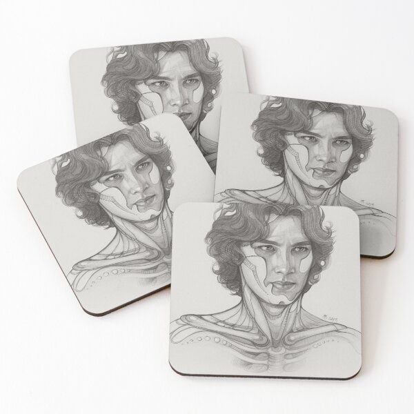 Item preview, Cody Fern, Cyborg, Art Print, Pencil ART designed and sold by TendaLee.