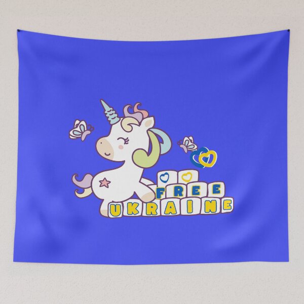 Item preview, free Ukraine unicorn designed and sold by vibeno1.