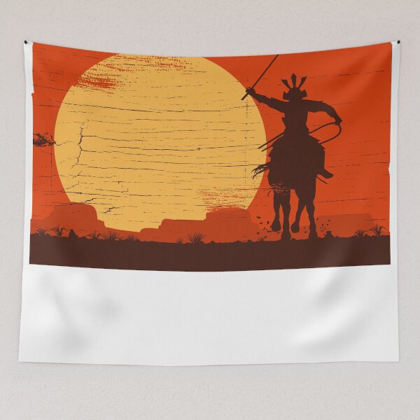 Item preview, Anime Sunset Samurai Warrior designed and sold by Emil1993.