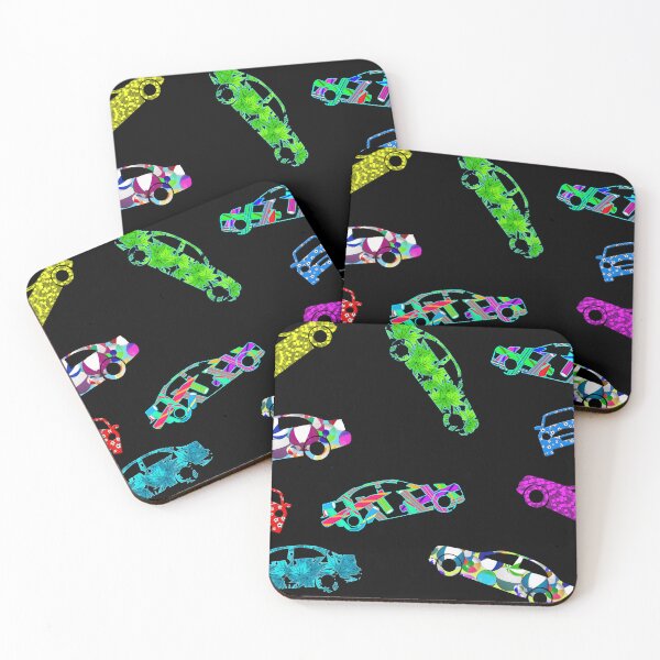 Item preview, abstract cars on black designed and sold by TerenceLacey.