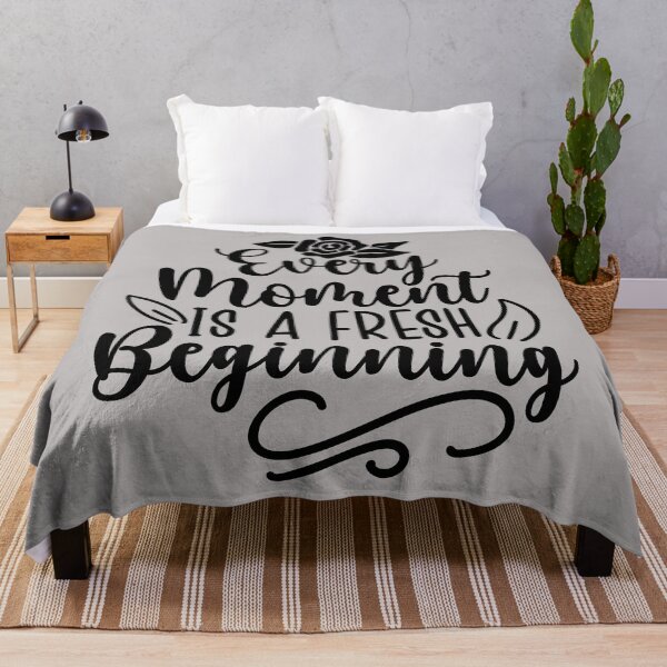 Item preview, every moment is a fresh beginning, motivation, motivational, inspirational, inspiration, moment, fresh, beginning, life, positive, cute, typography, love, happy, every, funny, designed and sold by NAZIMNADIR.