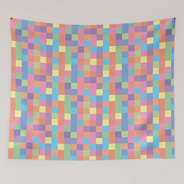 Artikelvorschau, Pastell quadratisches Muster entworfen und verkauft von not-just-a-fad.