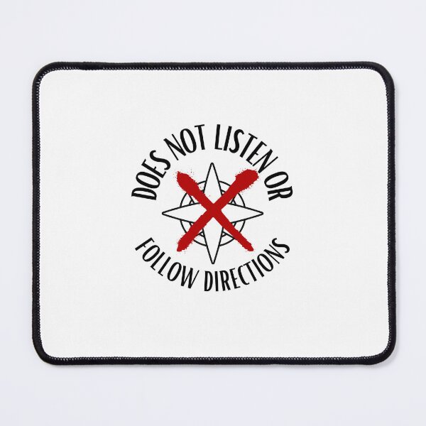 Item preview, Does Not Listen Or Follow Directions designed and sold by BookOfE.