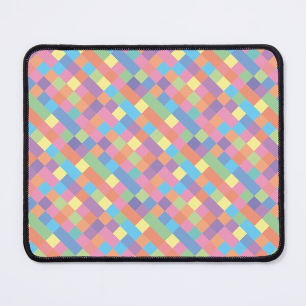 Item preview, Pastel Slanted Square Pattern designed and sold by not-just-a-fad.